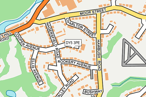 DY5 3PE map - OS OpenMap – Local (Ordnance Survey)