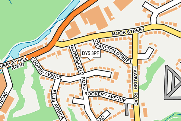DY5 3PF map - OS OpenMap – Local (Ordnance Survey)