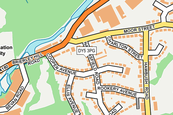 DY5 3PG map - OS OpenMap – Local (Ordnance Survey)