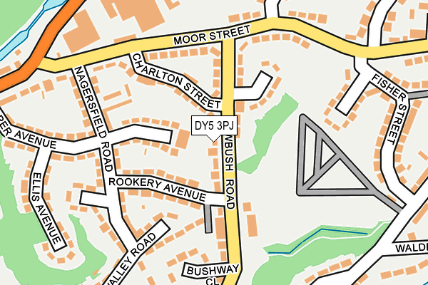 DY5 3PJ map - OS OpenMap – Local (Ordnance Survey)