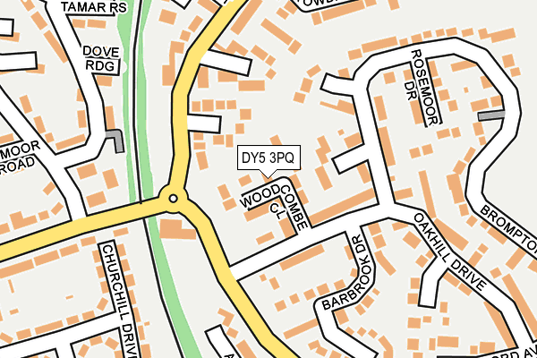 DY5 3PQ map - OS OpenMap – Local (Ordnance Survey)