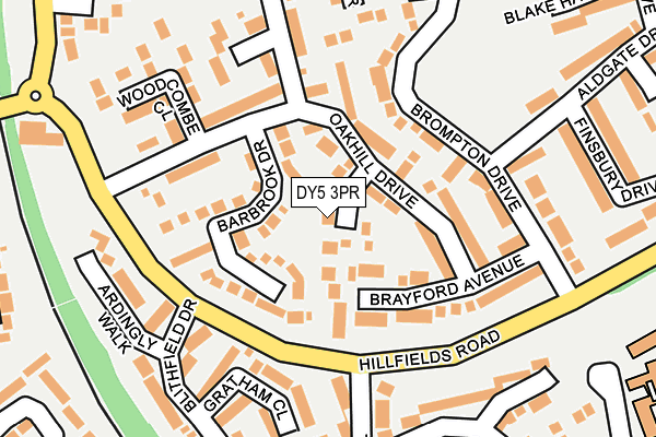 DY5 3PR map - OS OpenMap – Local (Ordnance Survey)