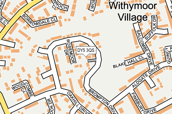 DY5 3QS map - OS OpenMap – Local (Ordnance Survey)