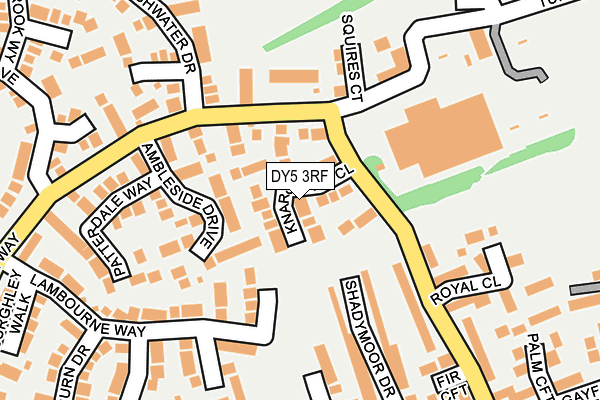 DY5 3RF map - OS OpenMap – Local (Ordnance Survey)