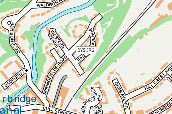 DY5 3RG map - OS OpenMap – Local (Ordnance Survey)