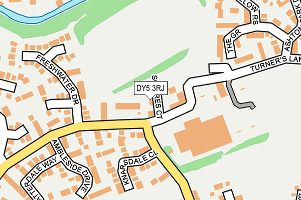 DY5 3RJ map - OS OpenMap – Local (Ordnance Survey)