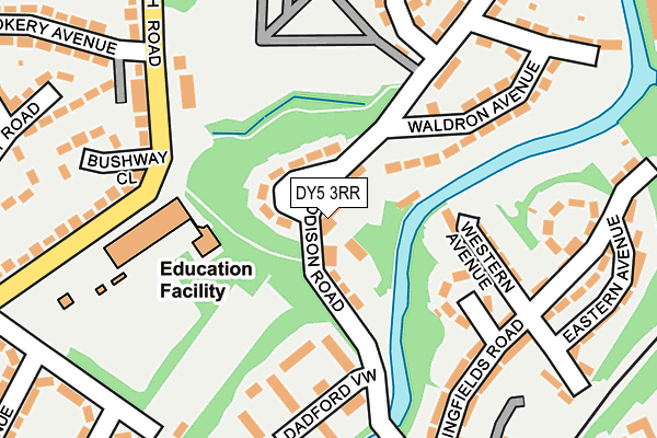 DY5 3RR map - OS OpenMap – Local (Ordnance Survey)