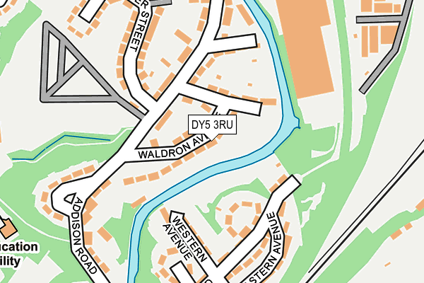 DY5 3RU map - OS OpenMap – Local (Ordnance Survey)