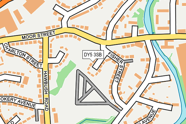 DY5 3SB map - OS OpenMap – Local (Ordnance Survey)