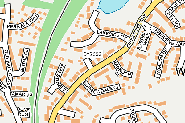 DY5 3SG map - OS OpenMap – Local (Ordnance Survey)
