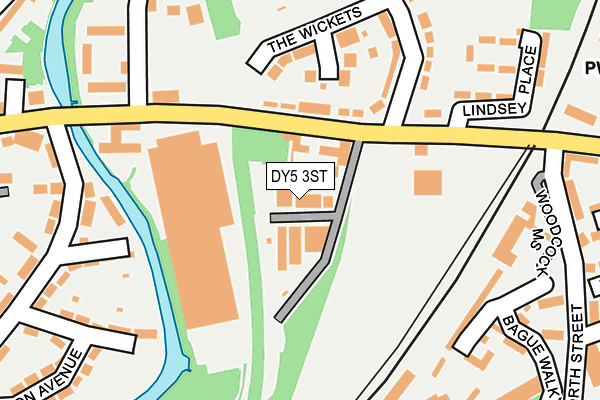 DY5 3ST map - OS OpenMap – Local (Ordnance Survey)