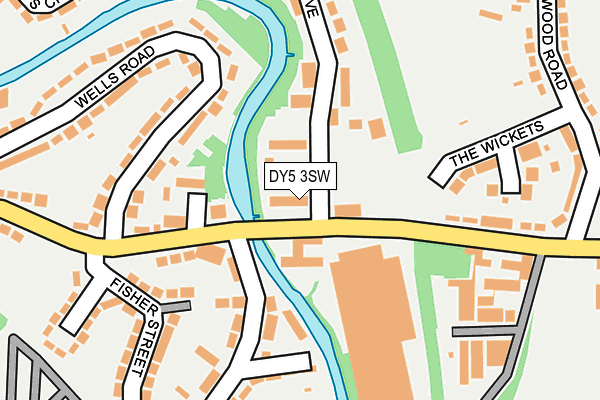 DY5 3SW map - OS OpenMap – Local (Ordnance Survey)