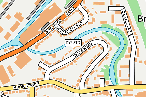 DY5 3TD map - OS OpenMap – Local (Ordnance Survey)