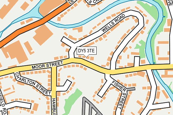 DY5 3TE map - OS OpenMap – Local (Ordnance Survey)