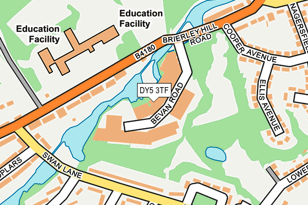 DY5 3TF map - OS OpenMap – Local (Ordnance Survey)