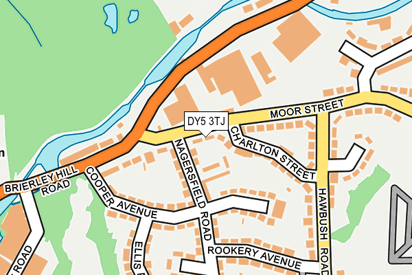 DY5 3TJ map - OS OpenMap – Local (Ordnance Survey)