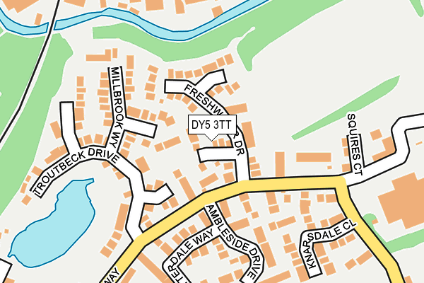 DY5 3TT map - OS OpenMap – Local (Ordnance Survey)