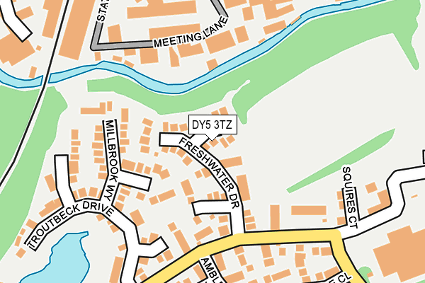DY5 3TZ map - OS OpenMap – Local (Ordnance Survey)
