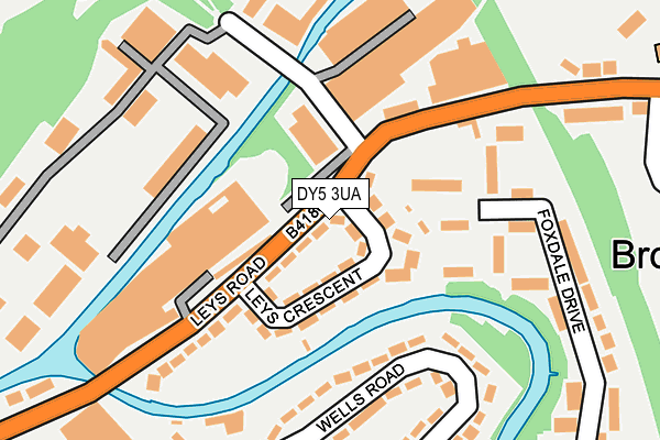 DY5 3UA map - OS OpenMap – Local (Ordnance Survey)