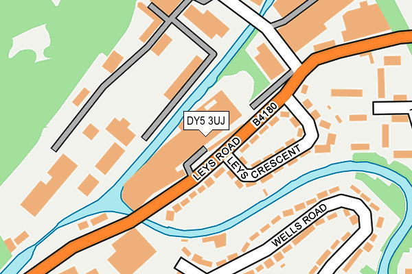 DY5 3UJ map - OS OpenMap – Local (Ordnance Survey)