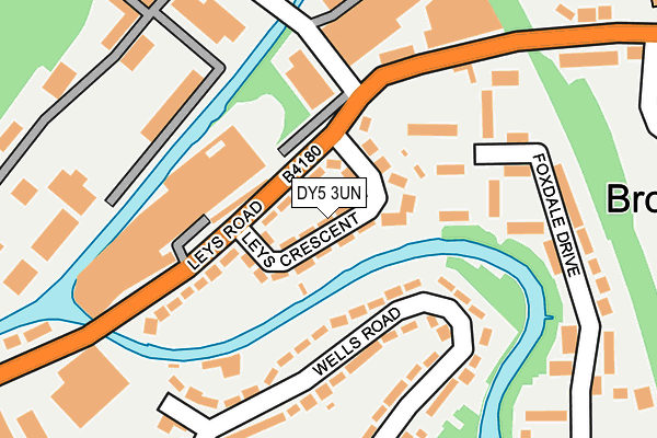 DY5 3UN map - OS OpenMap – Local (Ordnance Survey)