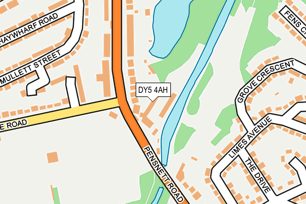 DY5 4AH map - OS OpenMap – Local (Ordnance Survey)