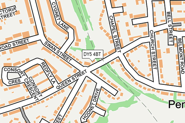 DY5 4BT map - OS OpenMap – Local (Ordnance Survey)