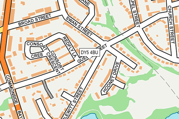 DY5 4BU map - OS OpenMap – Local (Ordnance Survey)