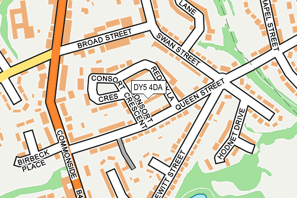 DY5 4DA map - OS OpenMap – Local (Ordnance Survey)