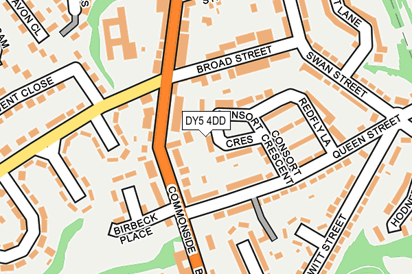 DY5 4DD map - OS OpenMap – Local (Ordnance Survey)
