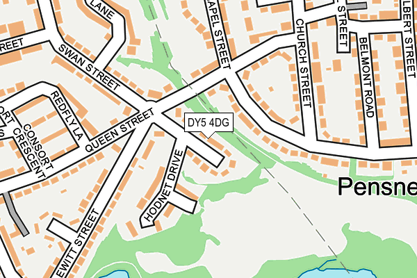 DY5 4DG map - OS OpenMap – Local (Ordnance Survey)