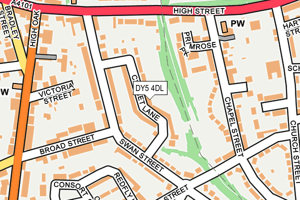 DY5 4DL map - OS OpenMap – Local (Ordnance Survey)