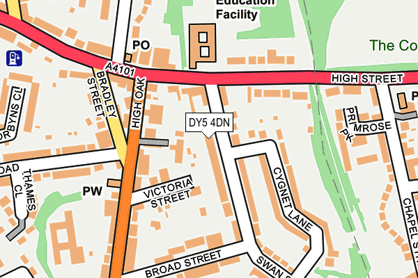 DY5 4DN map - OS OpenMap – Local (Ordnance Survey)