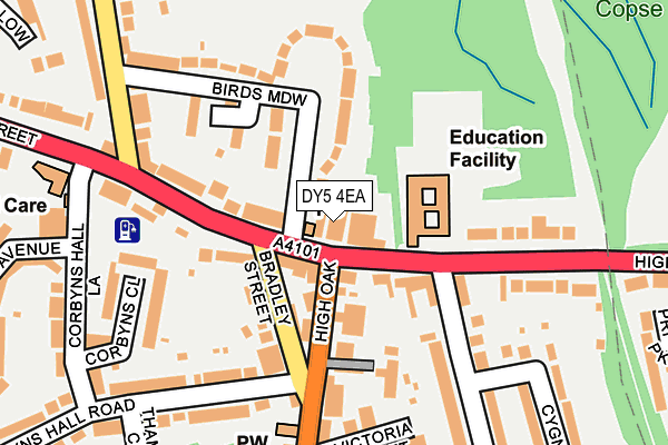 DY5 4EA map - OS OpenMap – Local (Ordnance Survey)