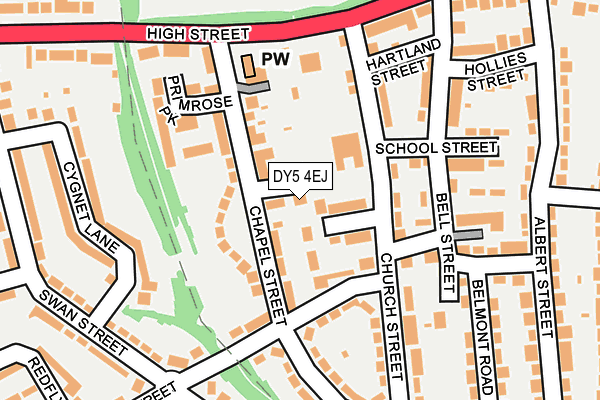 DY5 4EJ map - OS OpenMap – Local (Ordnance Survey)
