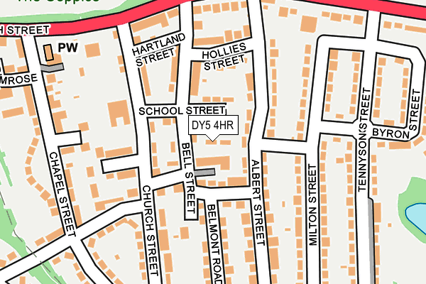 DY5 4HR map - OS OpenMap – Local (Ordnance Survey)