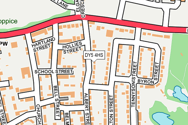 DY5 4HS map - OS OpenMap – Local (Ordnance Survey)