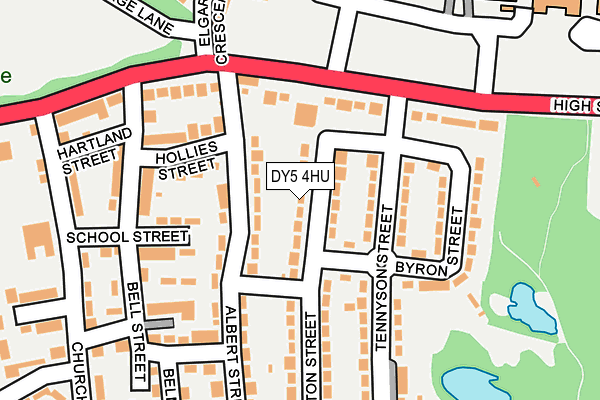 DY5 4HU map - OS OpenMap – Local (Ordnance Survey)