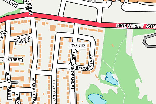 DY5 4HZ map - OS OpenMap – Local (Ordnance Survey)
