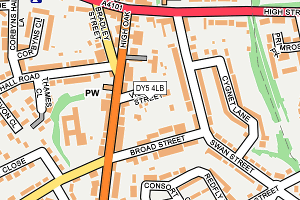 DY5 4LB map - OS OpenMap – Local (Ordnance Survey)