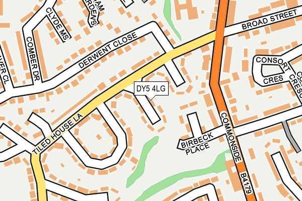 DY5 4LG map - OS OpenMap – Local (Ordnance Survey)