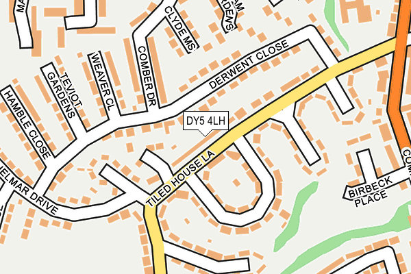 DY5 4LH map - OS OpenMap – Local (Ordnance Survey)