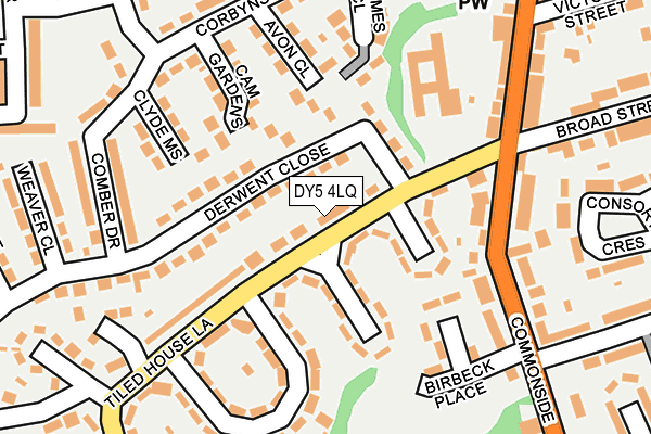 DY5 4LQ map - OS OpenMap – Local (Ordnance Survey)