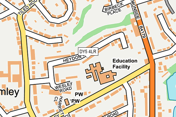 DY5 4LR map - OS OpenMap – Local (Ordnance Survey)