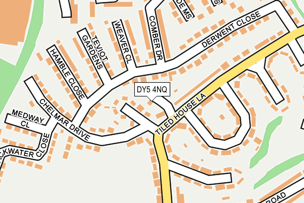 DY5 4NQ map - OS OpenMap – Local (Ordnance Survey)