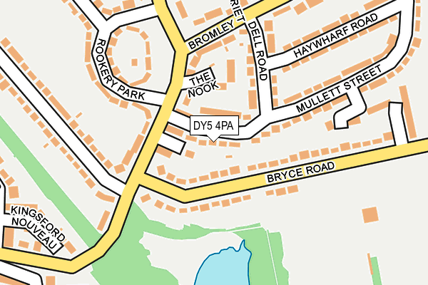 DY5 4PA map - OS OpenMap – Local (Ordnance Survey)