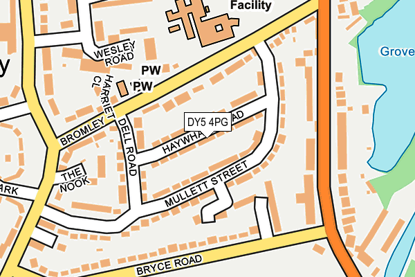DY5 4PG map - OS OpenMap – Local (Ordnance Survey)