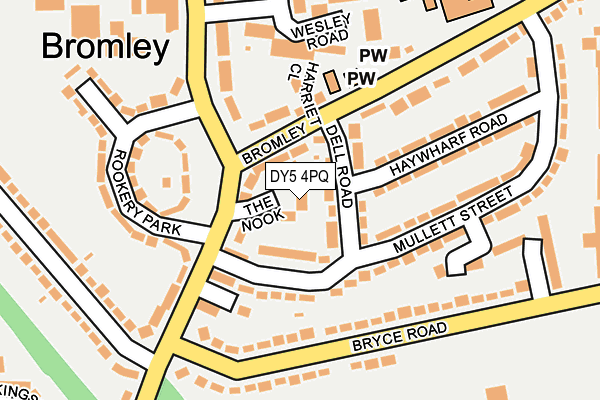 DY5 4PQ map - OS OpenMap – Local (Ordnance Survey)