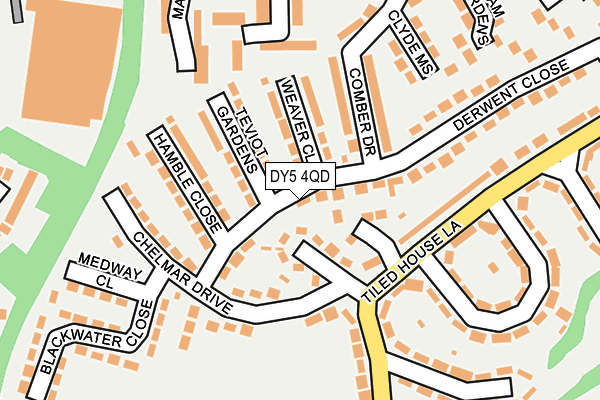 DY5 4QD map - OS OpenMap – Local (Ordnance Survey)