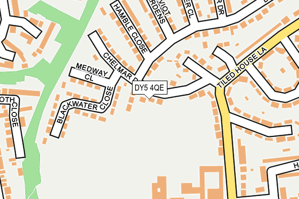 DY5 4QE map - OS OpenMap – Local (Ordnance Survey)